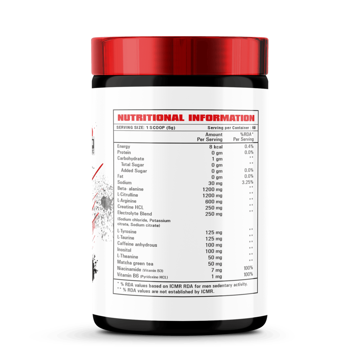 Blood Lock Preworkout 300gm - Image 3