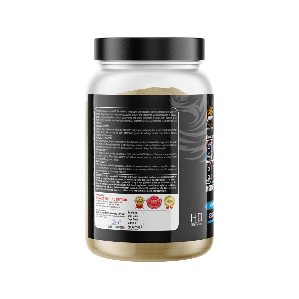 Black Series Energy Booster 1000gm - Image 3