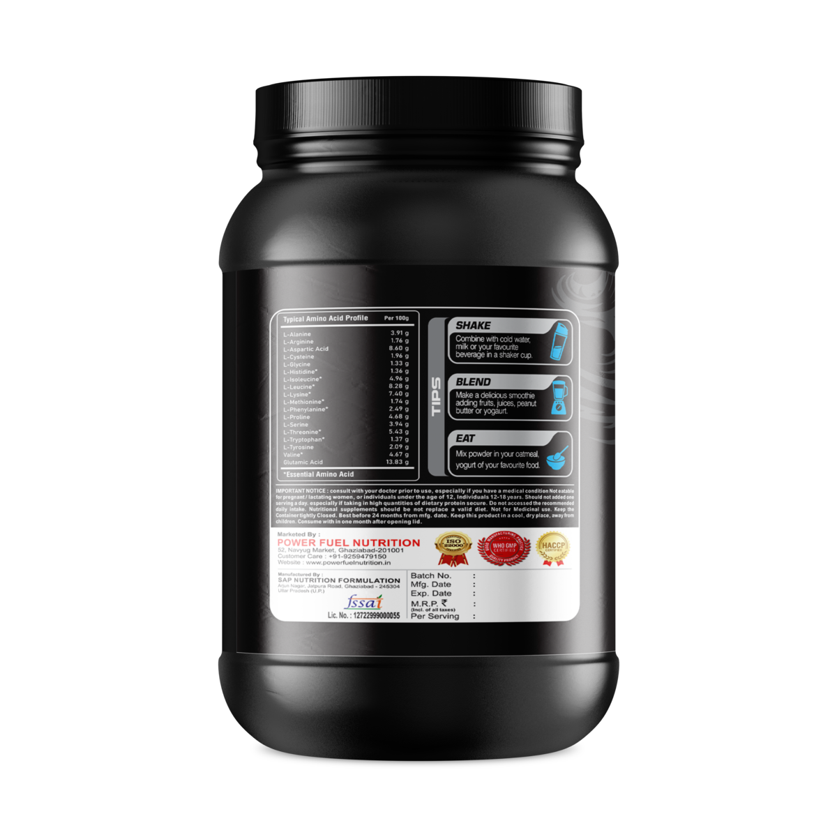 Black Series Power Protein 1000g - Image 2