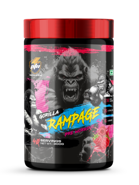 Gorilla Rampage Preworkout 300gm