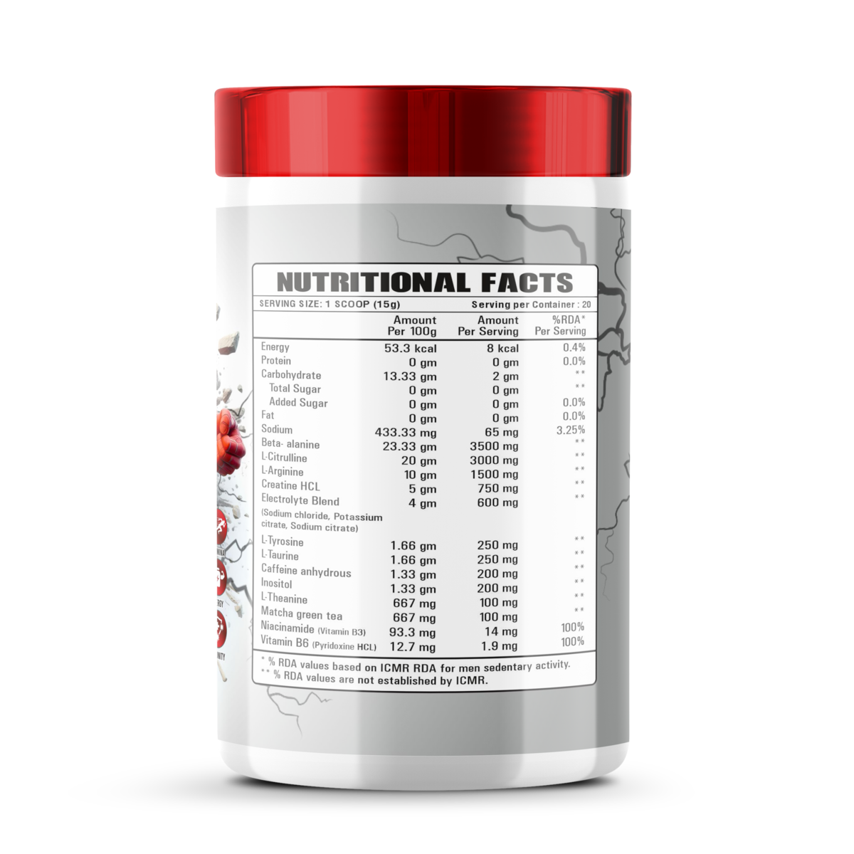 Spidy Preworkout 300gm - Image 3