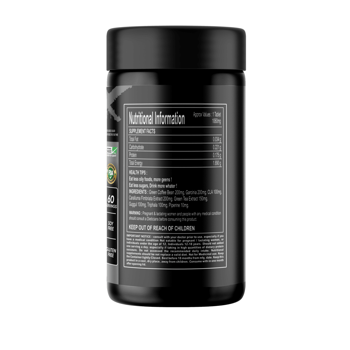 Premium Series Thermoxy Cut 60 Tablets - Image 3